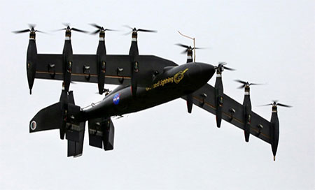 el avión gl-10 La NASA prueba un avión eléctrico de despegue vertical